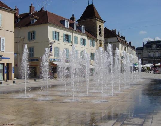 Lons le Saunier dans le Jura